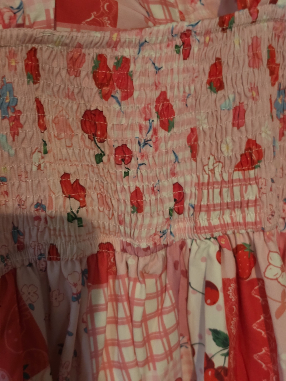 Pink Cherry Patchwork Sundress - Picture 12 of 16